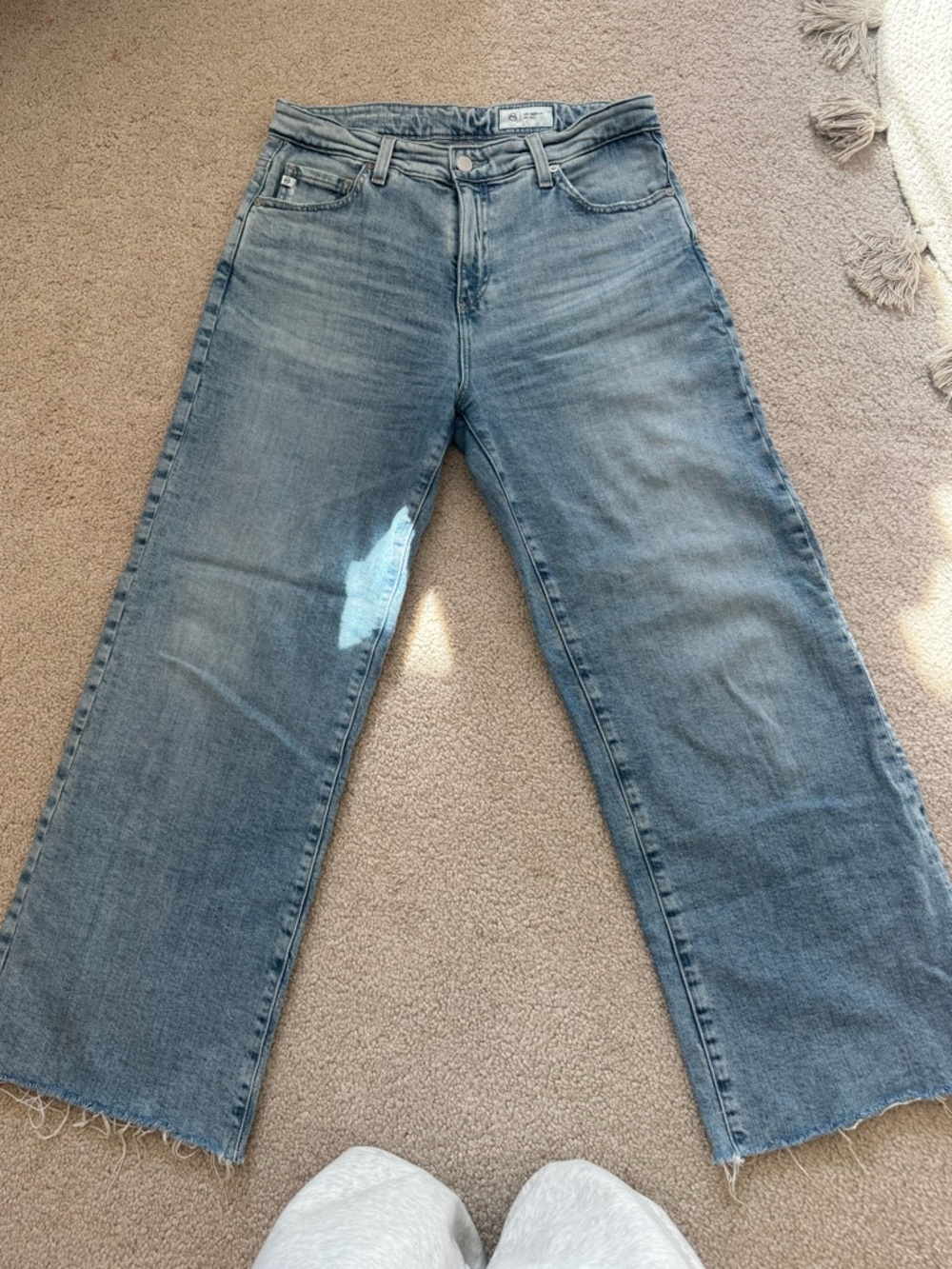AG Saige Wide Leg Crop (high rise)